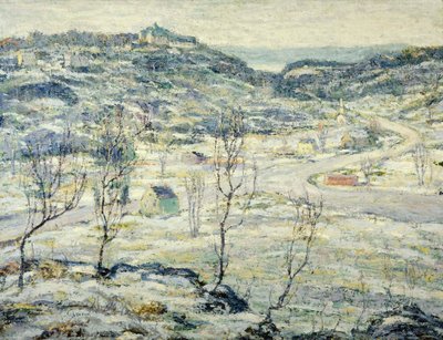 Harlem Valley, Winter by Ernest Lawson